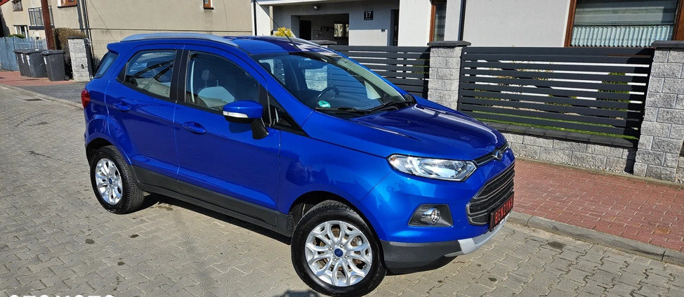 Ford EcoSport cena 37903 przebieg: 142347, rok produkcji 2014 z Zawiercie małe 631